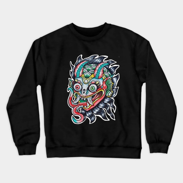 Devil Head Crewneck Sweatshirt by Reasons Unknown